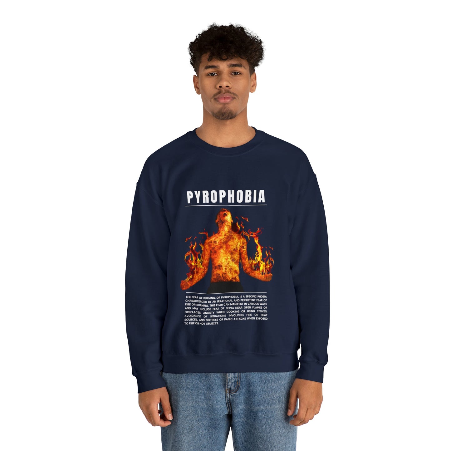 Pyrophobia Fear of Burning Halloween Sweatshirt - BRAZEN BUY thsirt shirt