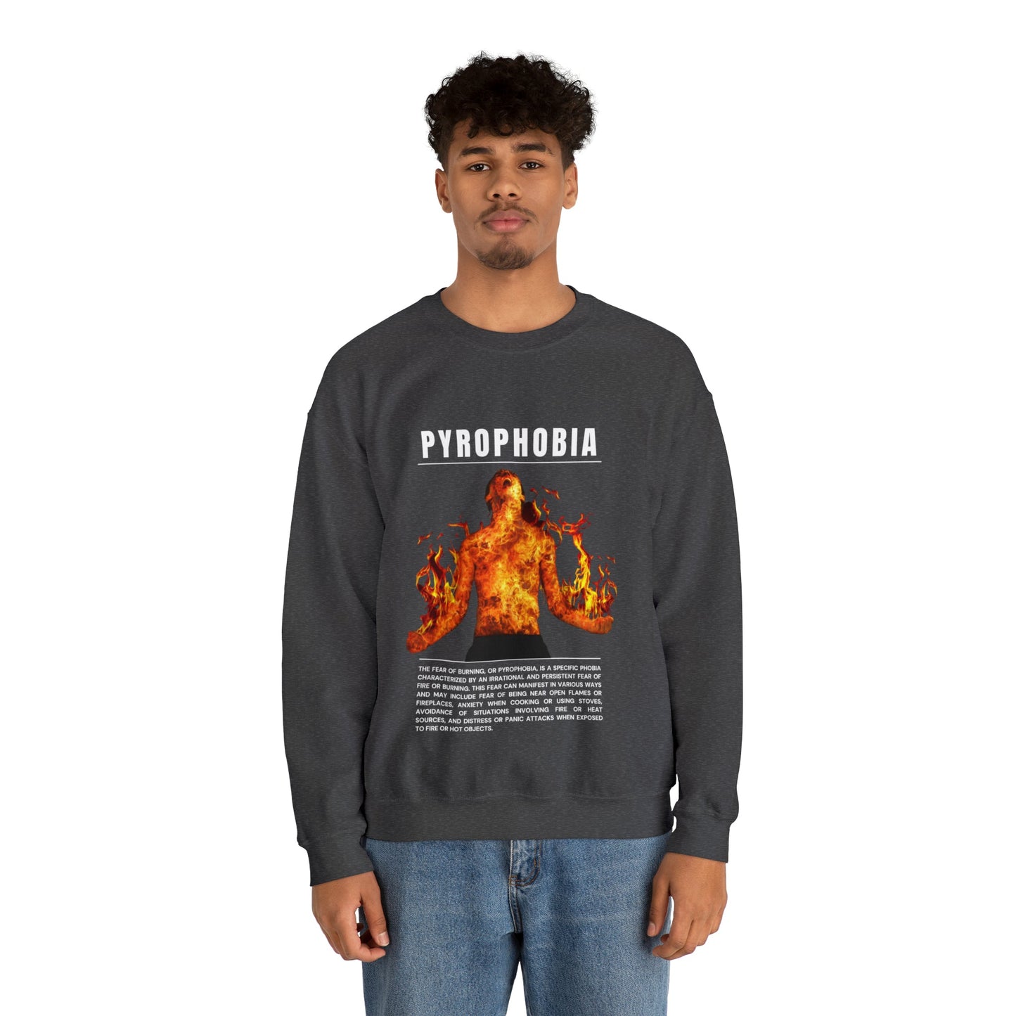 Pyrophobia Fear of Burning Halloween Sweatshirt - BRAZEN BUY thsirt shirt