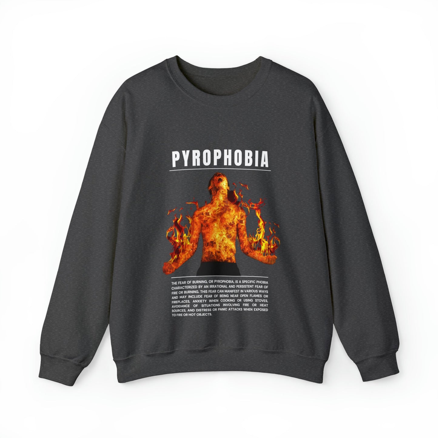 Pyrophobia Fear of Burning Halloween Sweatshirt - BRAZEN BUY thsirt shirt