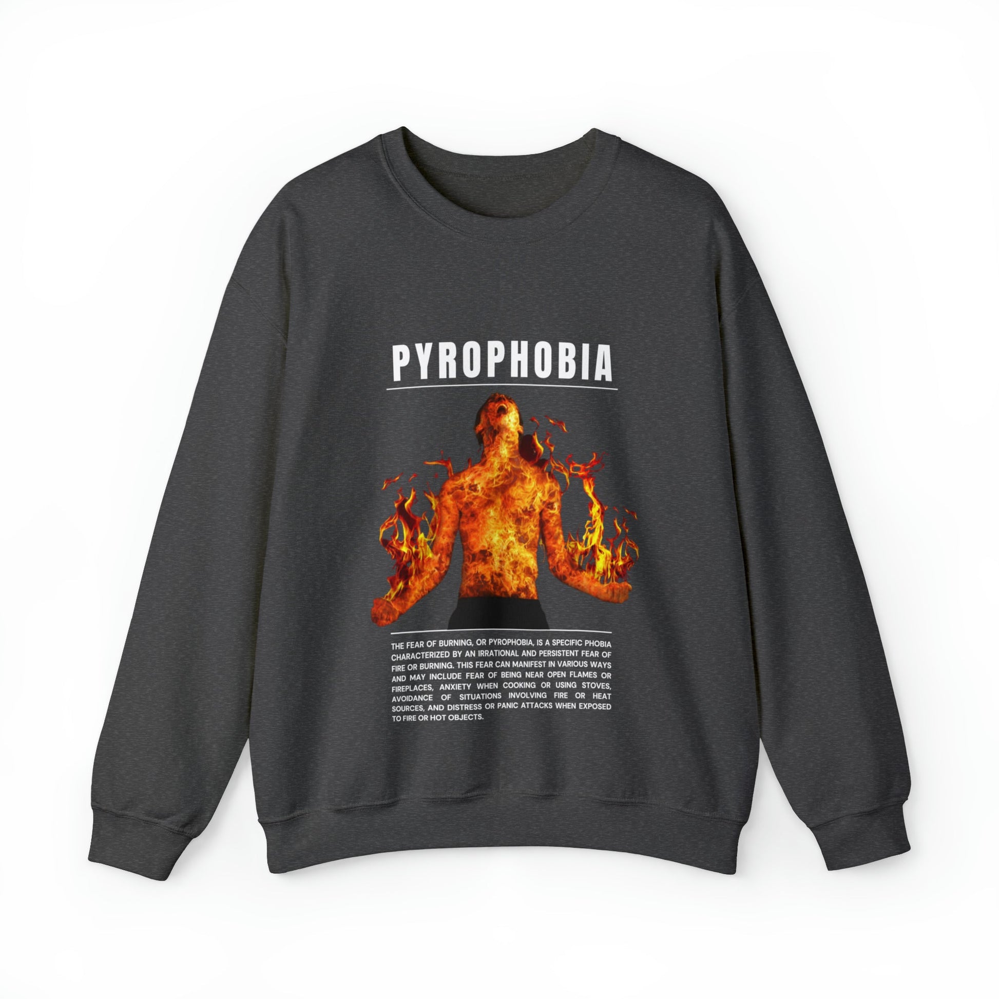 Pyrophobia Fear of Burning Halloween Sweatshirt - BRAZEN BUY thsirt shirt