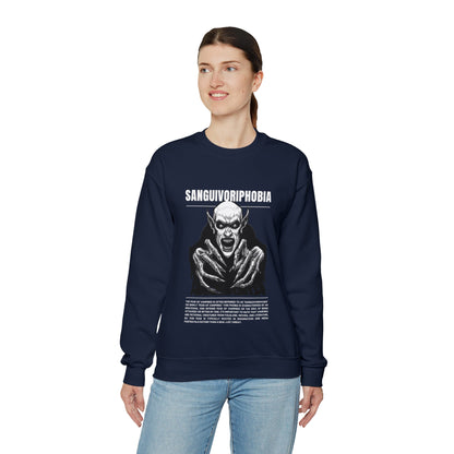 Sanguivoriphobia Fear of Vampires Halloween Sweatshirt - BRAZEN BUY thsirt shirt