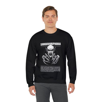 Sanguivoriphobia Fear of Vampires Halloween Sweatshirt - BRAZEN BUY thsirt shirt
