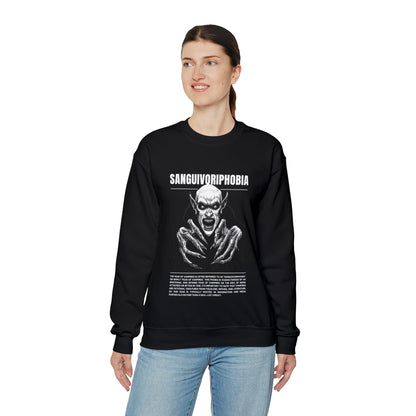 Sanguivoriphobia Fear of Vampires Halloween Sweatshirt - BRAZEN BUY thsirt shirt