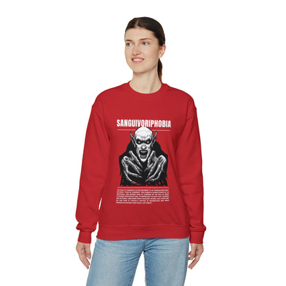 Sanguivoriphobia Fear of Vampires Halloween Sweatshirt - BRAZEN BUY thsirt shirt