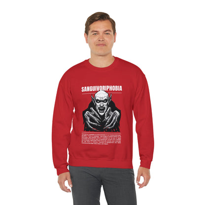 Sanguivoriphobia Fear of Vampires Halloween Sweatshirt - BRAZEN BUY thsirt shirt