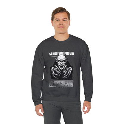 Sanguivoriphobia Fear of Vampires Halloween Sweatshirt - BRAZEN BUY thsirt shirt