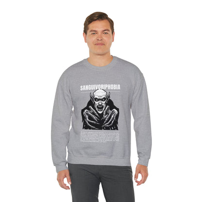 Sanguivoriphobia Fear of Vampires Halloween Sweatshirt - BRAZEN BUY thsirt shirt