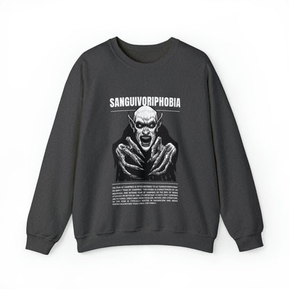 Sanguivoriphobia Fear of Vampires Halloween Sweatshirt - BRAZEN BUY thsirt shirt