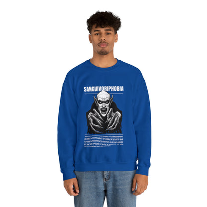 Sanguivoriphobia Fear of Vampires Halloween Sweatshirt - BRAZEN BUY thsirt shirt