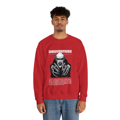 Sanguivoriphobia Fear of Vampires Halloween Sweatshirt - BRAZEN BUY thsirt shirt