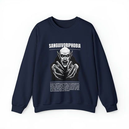 Sanguivoriphobia Fear of Vampires Halloween Sweatshirt - BRAZEN BUY thsirt shirt