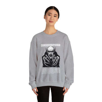 Sanguivoriphobia Fear of Vampires Halloween Sweatshirt - BRAZEN BUY thsirt shirt