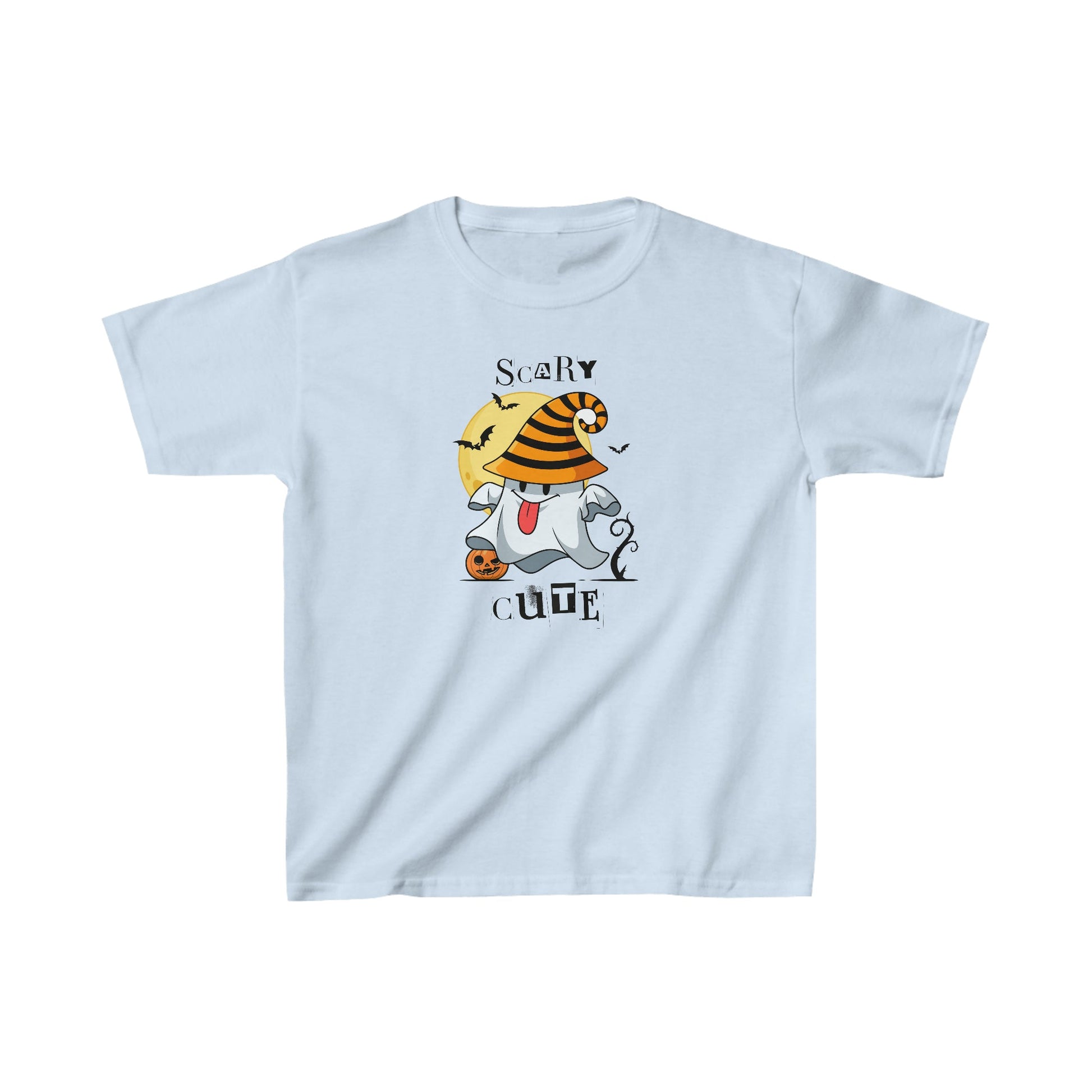 Scary Cute Ghost Halloween Kids Tee - BRAZEN BUY thsirt shirt