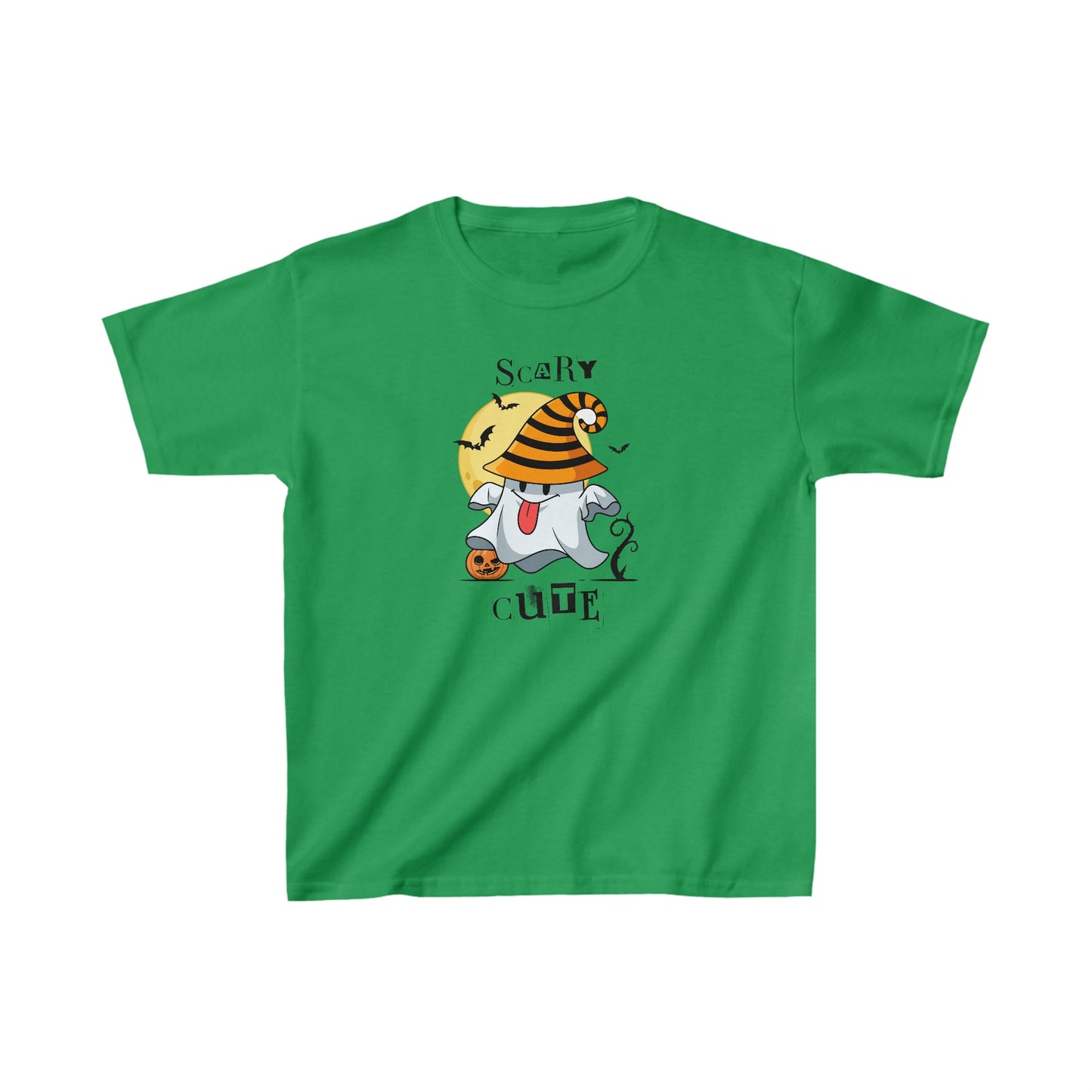 Scary Cute Ghost Halloween Kids Tee - BRAZEN BUY thsirt shirt