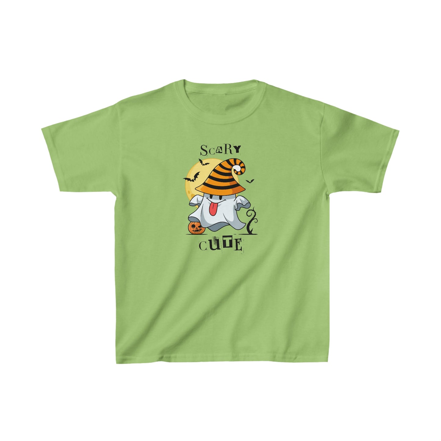 Scary Cute Ghost Halloween Kids Tee - BRAZEN BUY thsirt shirt