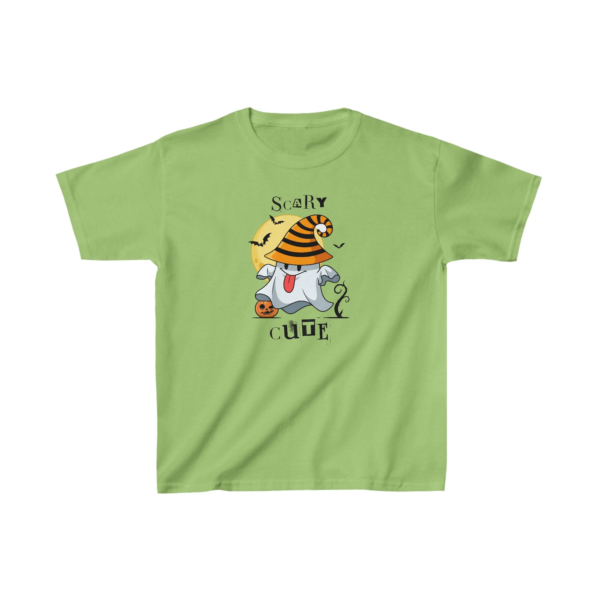 Scary Cute Ghost Halloween Kids Tee - BRAZEN BUY thsirt shirt