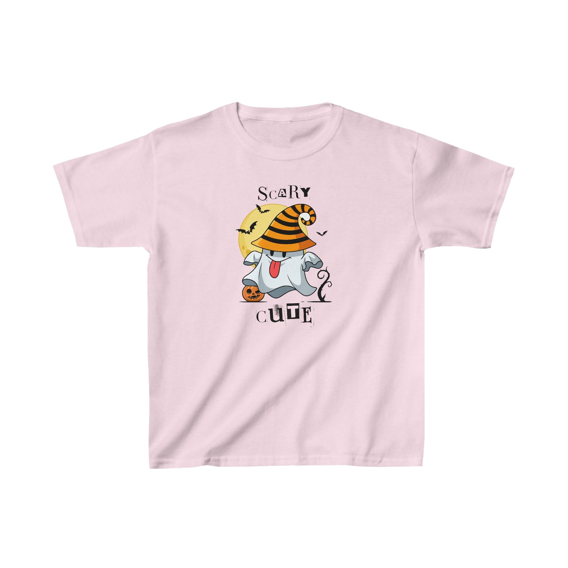 Scary Cute Ghost Halloween Kids Tee - BRAZEN BUY thsirt shirt