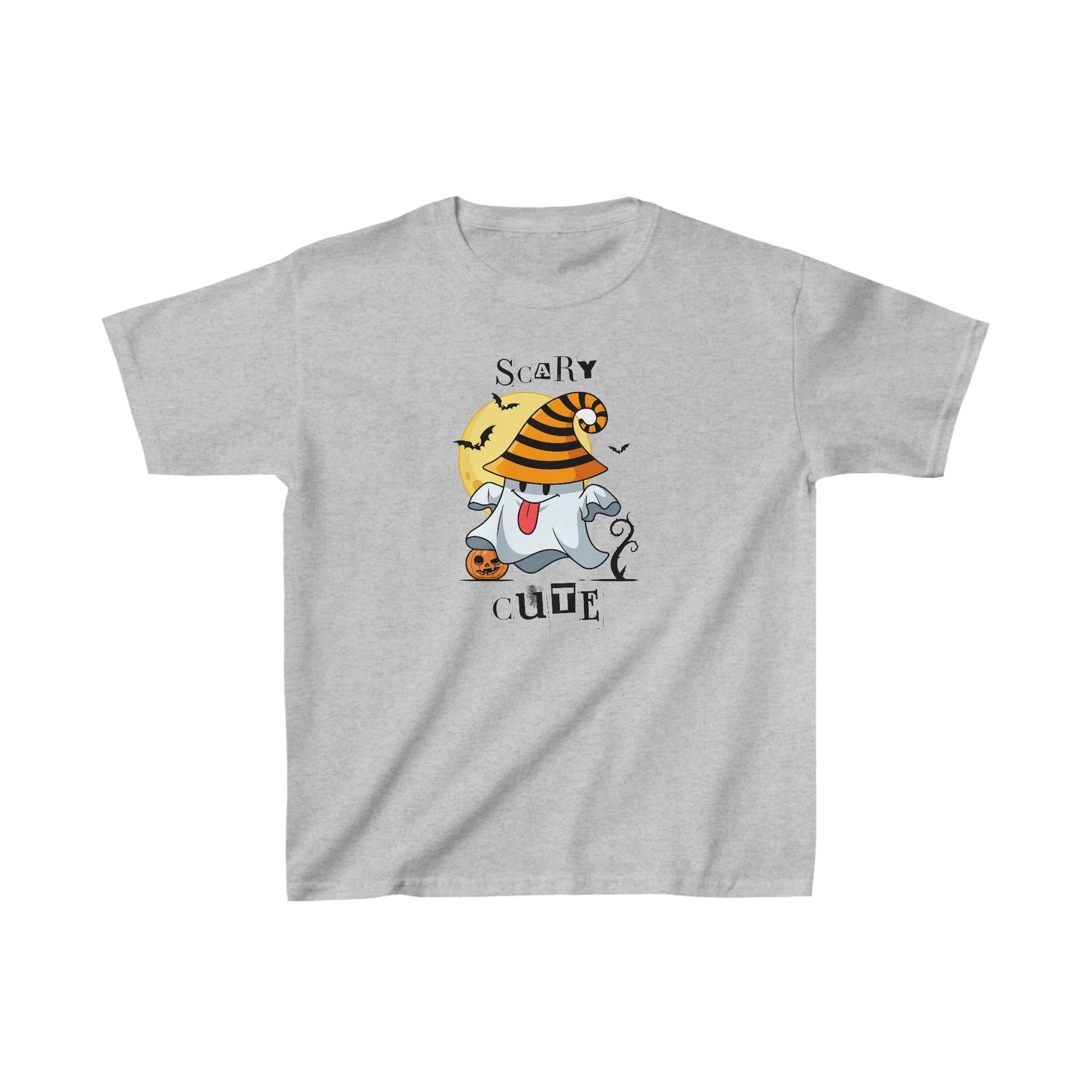 Scary Cute Ghost Halloween Kids Tee - BRAZEN BUY thsirt shirt