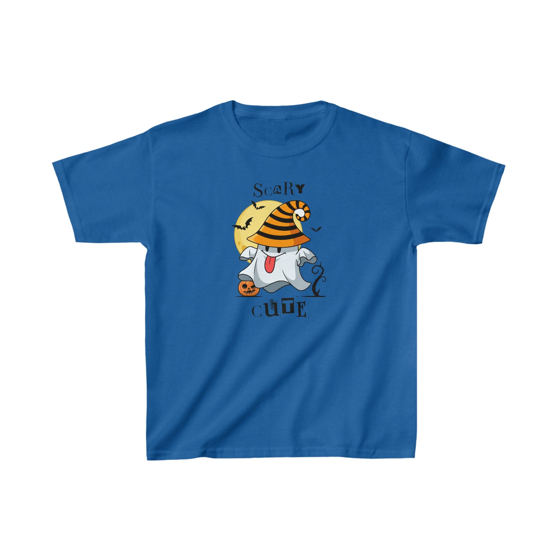 Scary Cute Ghost Halloween Kids Tee - BRAZEN BUY thsirt shirt
