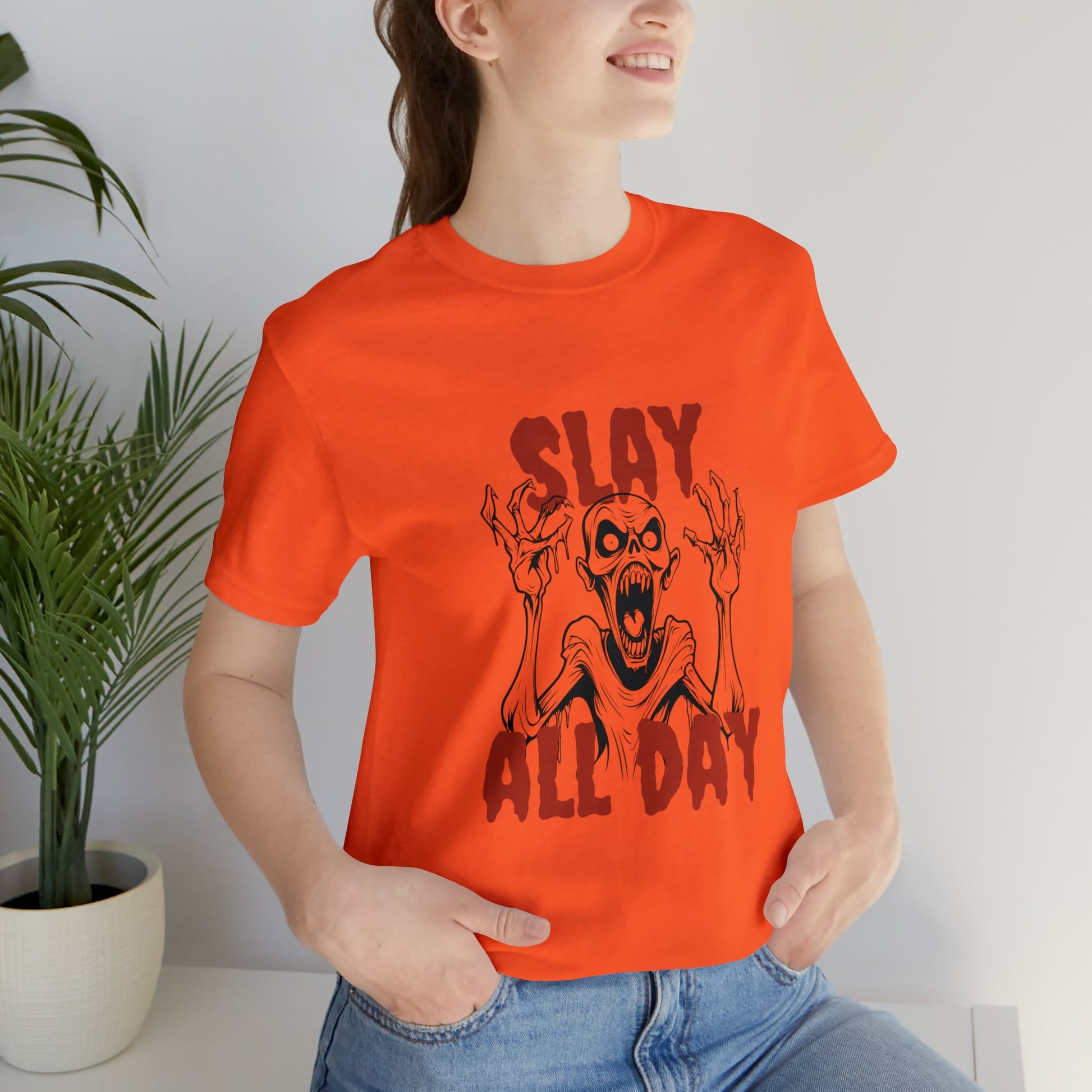 Slay All Day Halloween Tee - BRAZEN BUY thsirt shirt
