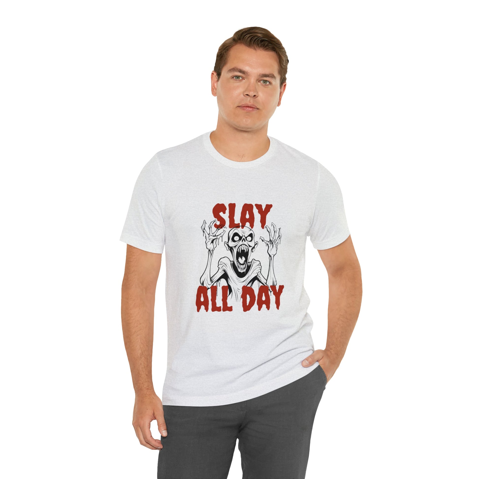 Slay All Day Halloween Tee - BRAZEN BUY thsirt shirt