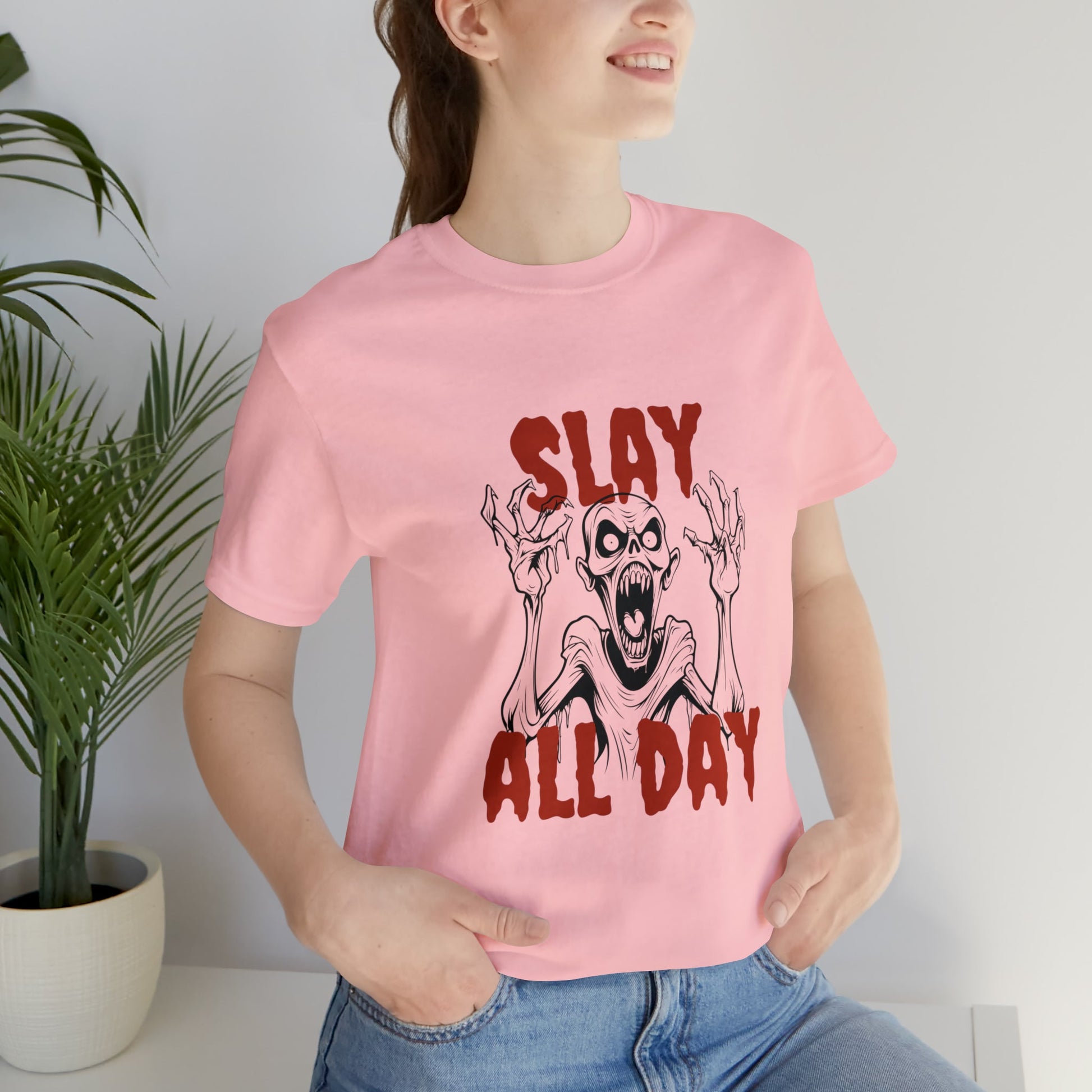 Slay All Day Halloween Tee - BRAZEN BUY thsirt shirt