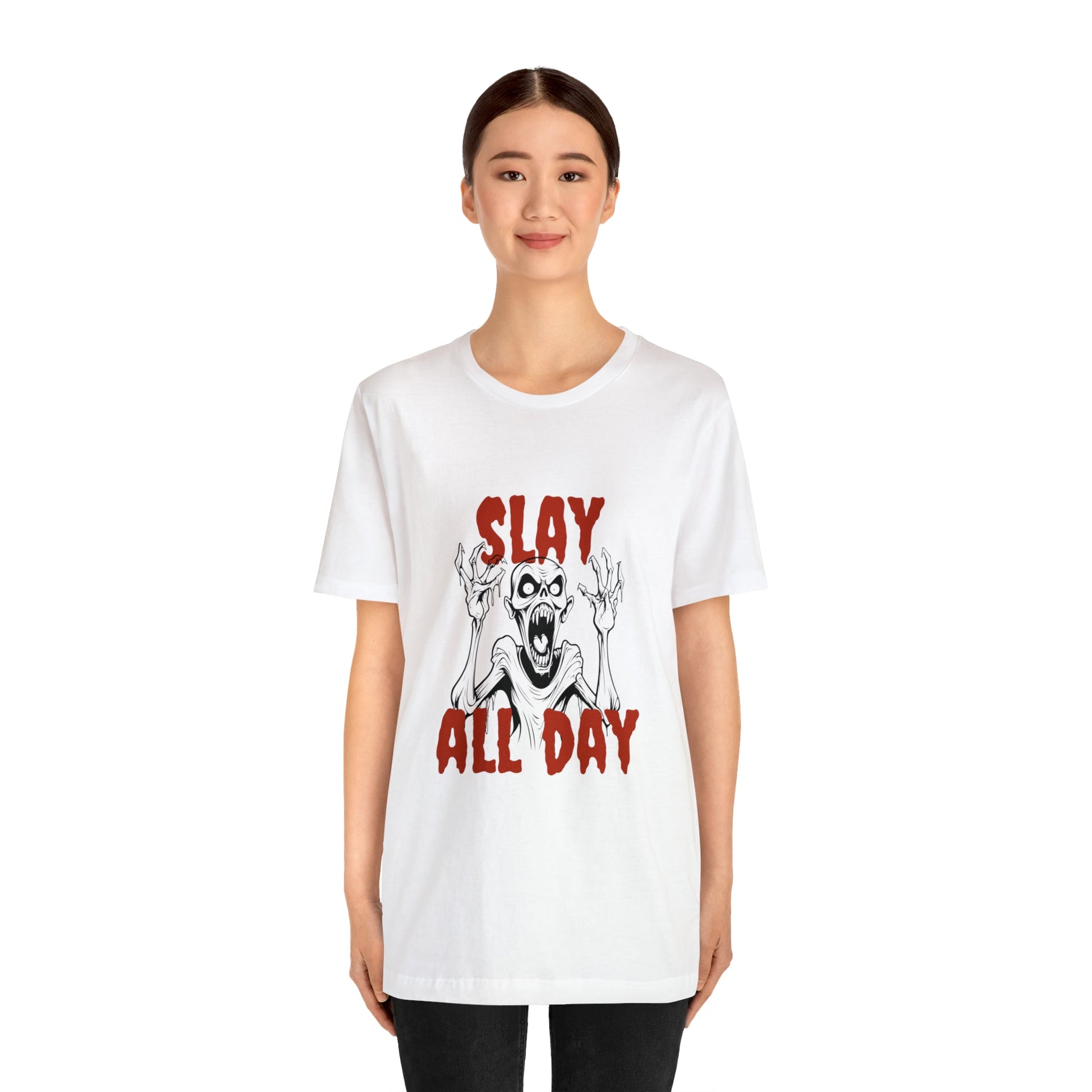 Slay All Day Halloween Tee - BRAZEN BUY thsirt shirt