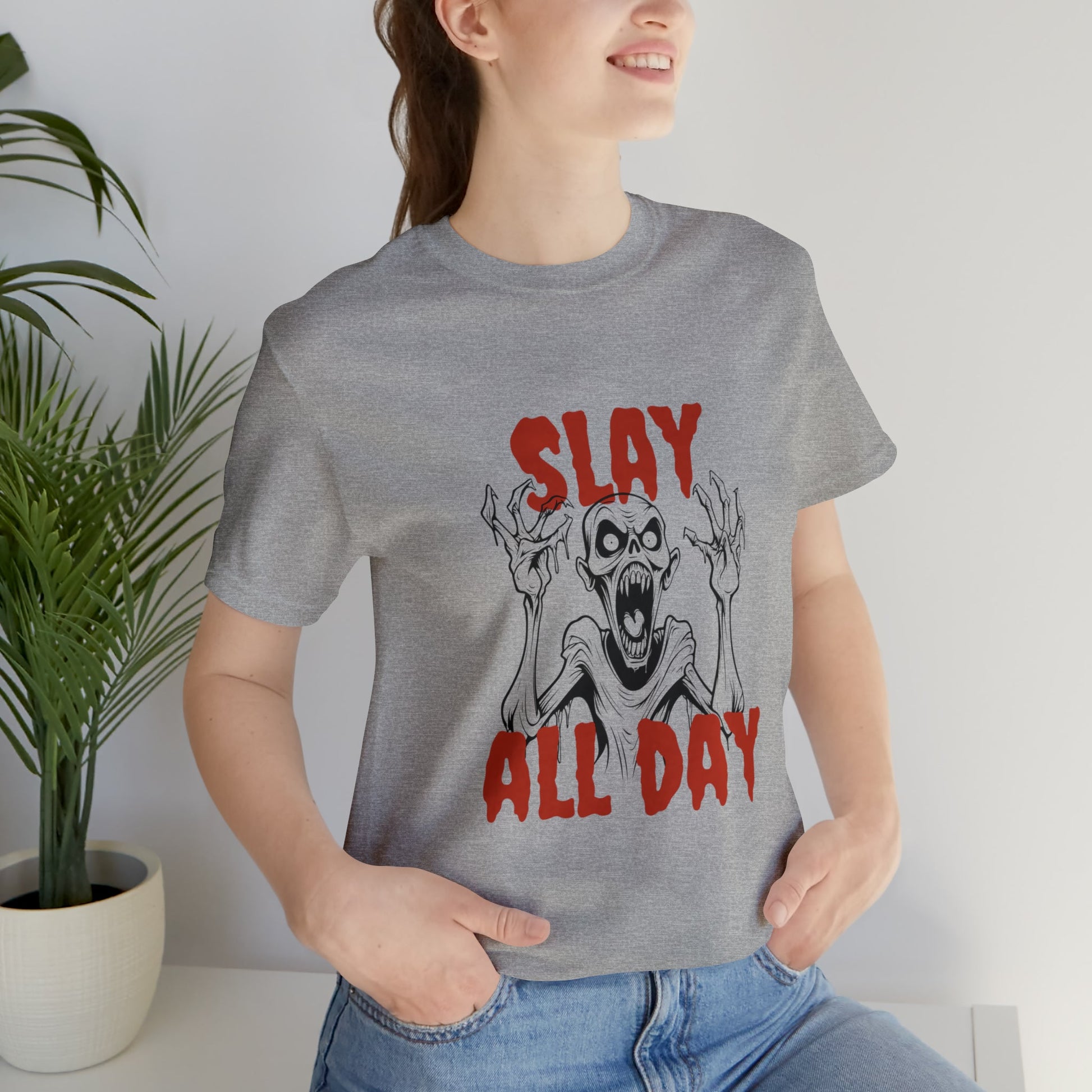 Slay All Day Halloween Tee - BRAZEN BUY thsirt shirt