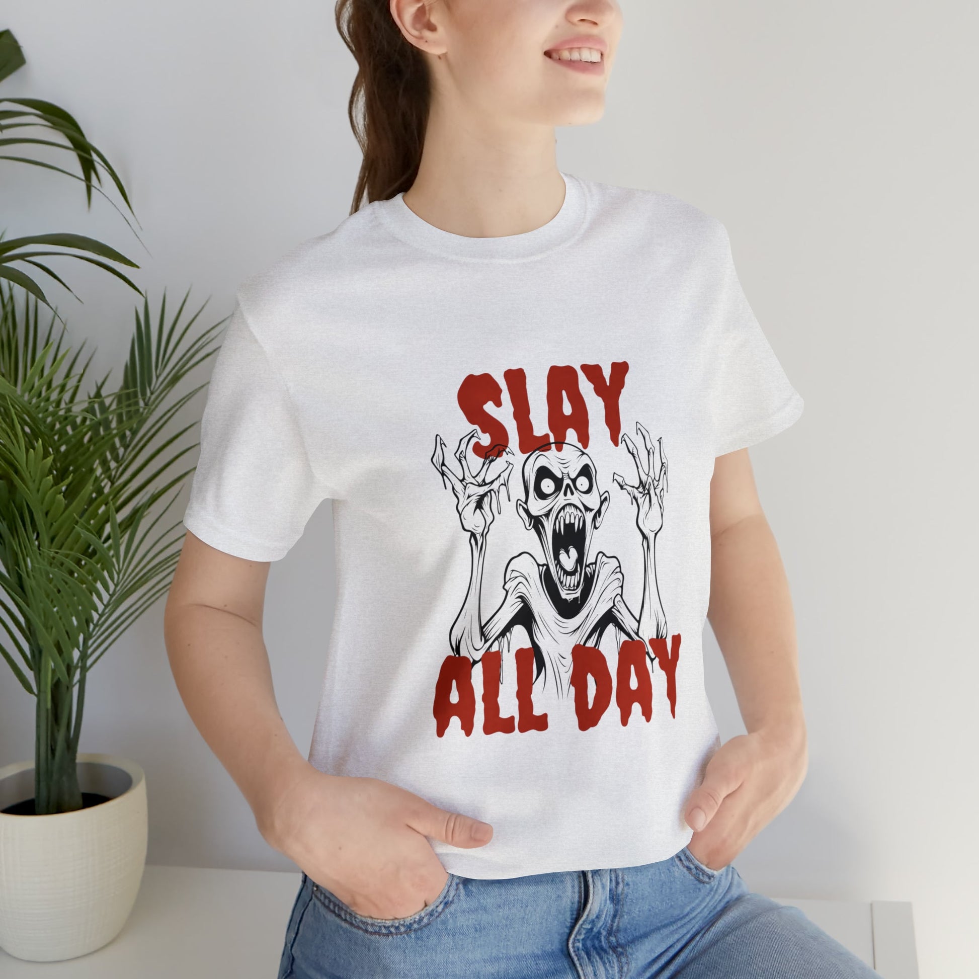 Slay All Day Halloween Tee - BRAZEN BUY thsirt shirt