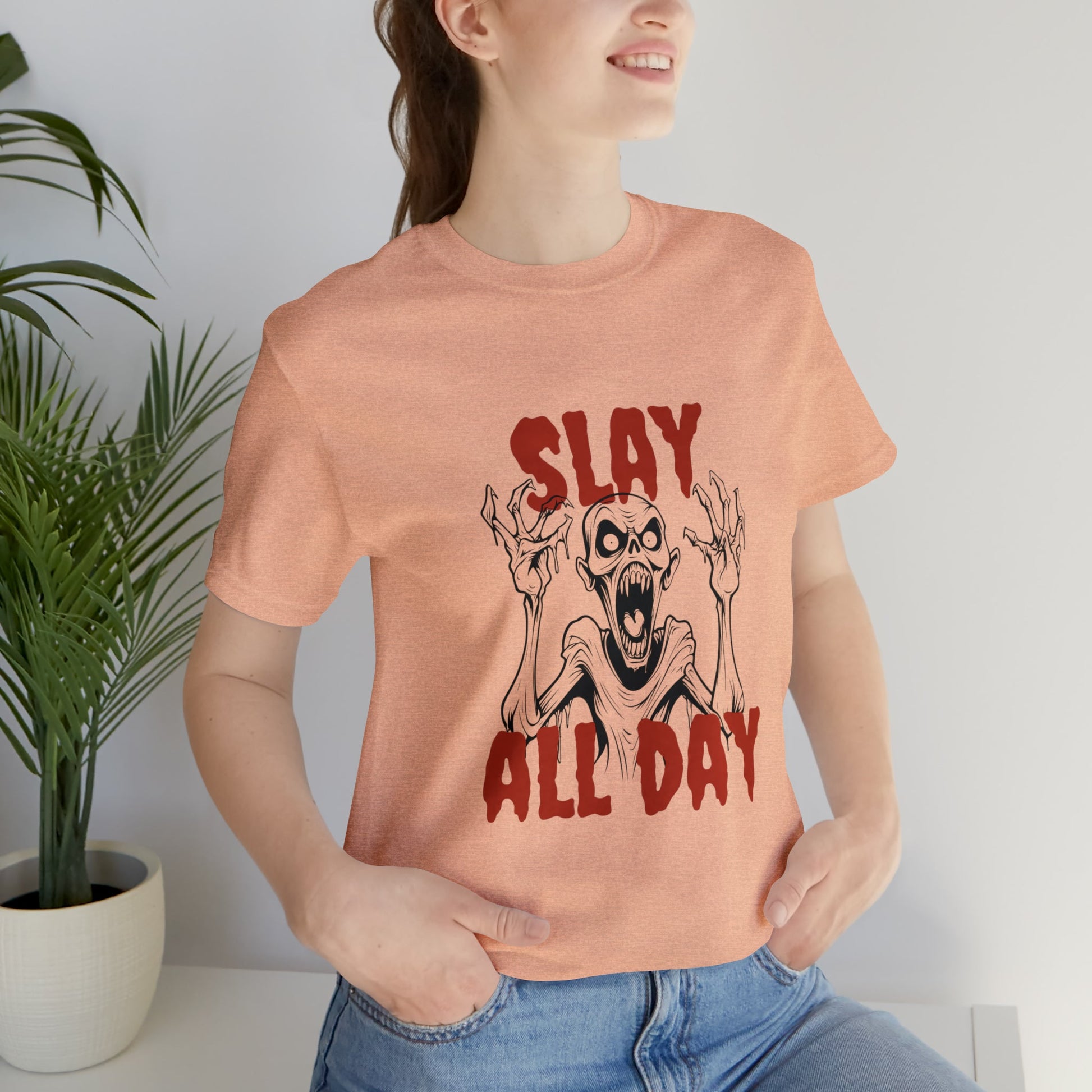 Slay All Day Halloween Tee - BRAZEN BUY thsirt shirt
