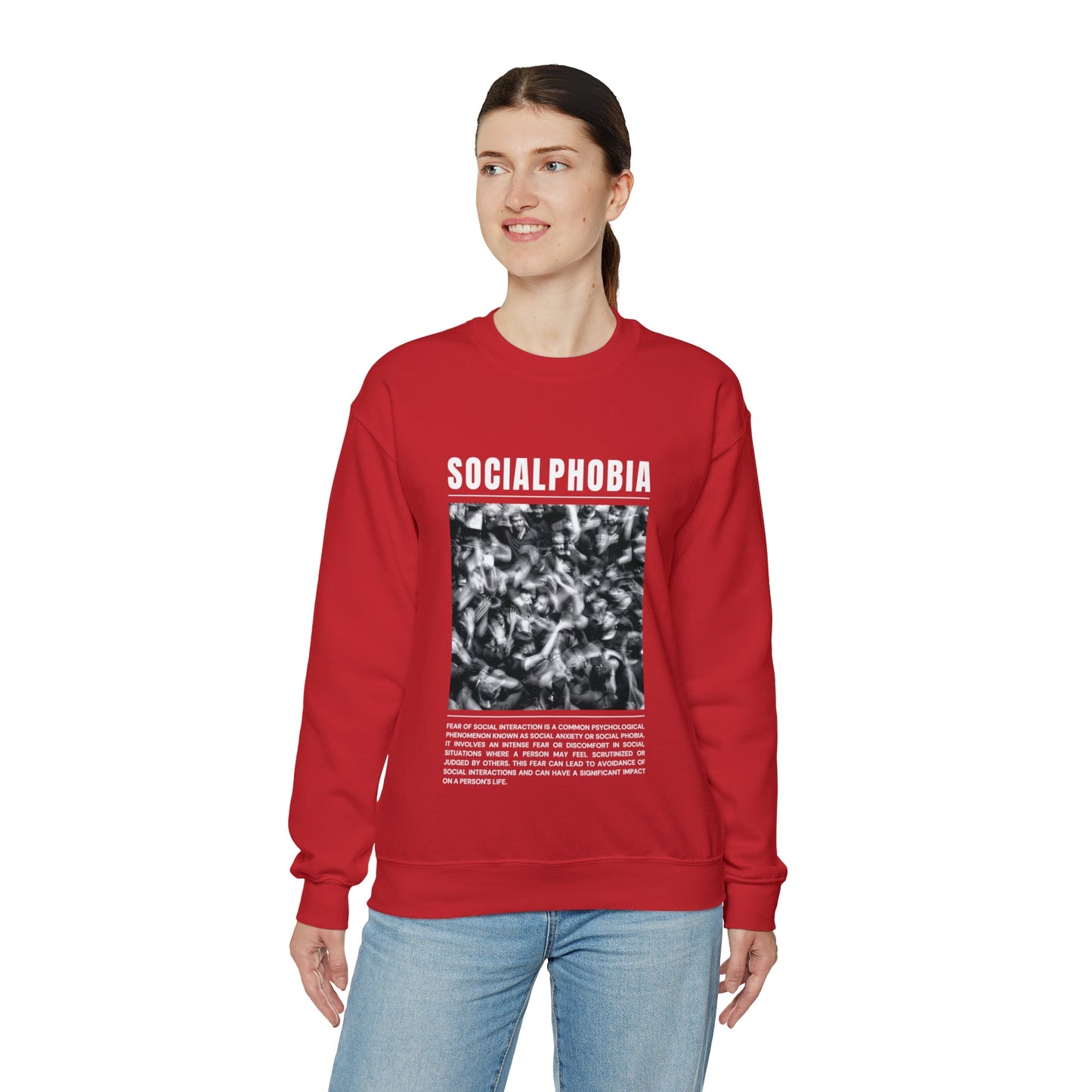 Socialphobia Fear of Social Interaction Halloween Sweatshirt - BRAZEN BUY thsirt shirt