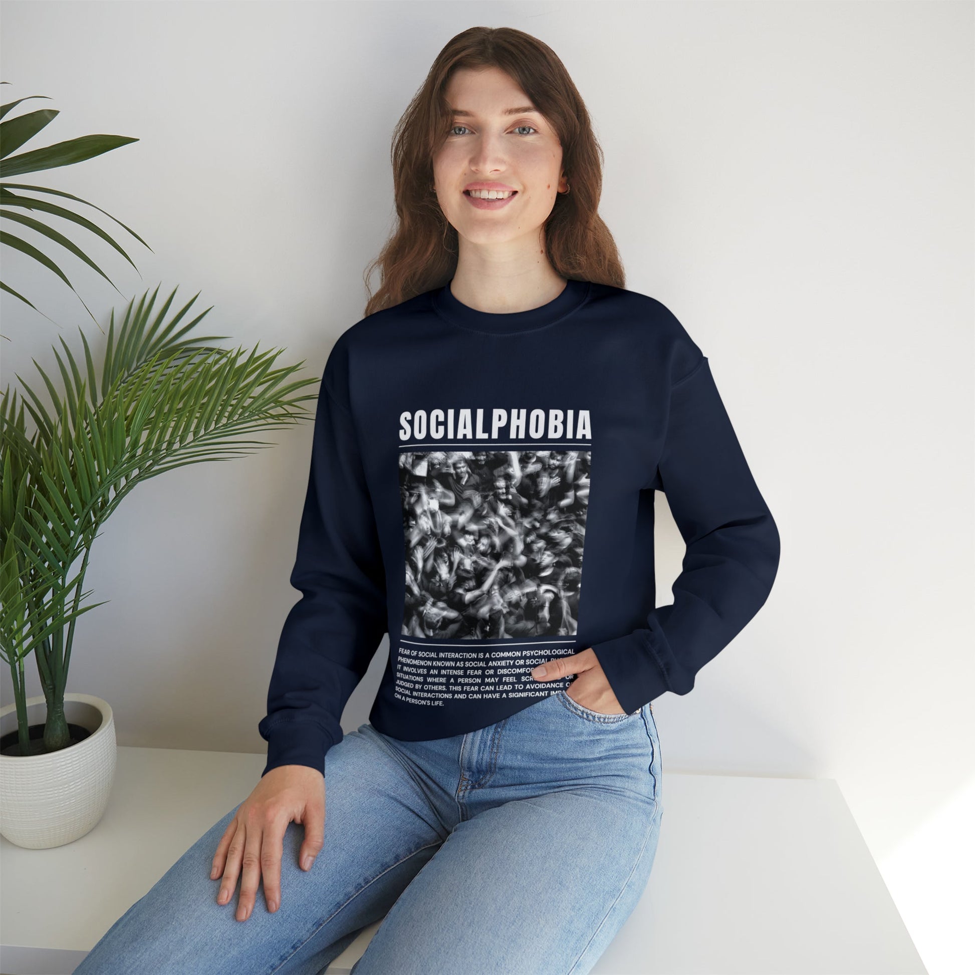 Socialphobia Fear of Social Interaction Halloween Sweatshirt - BRAZEN BUY thsirt shirt