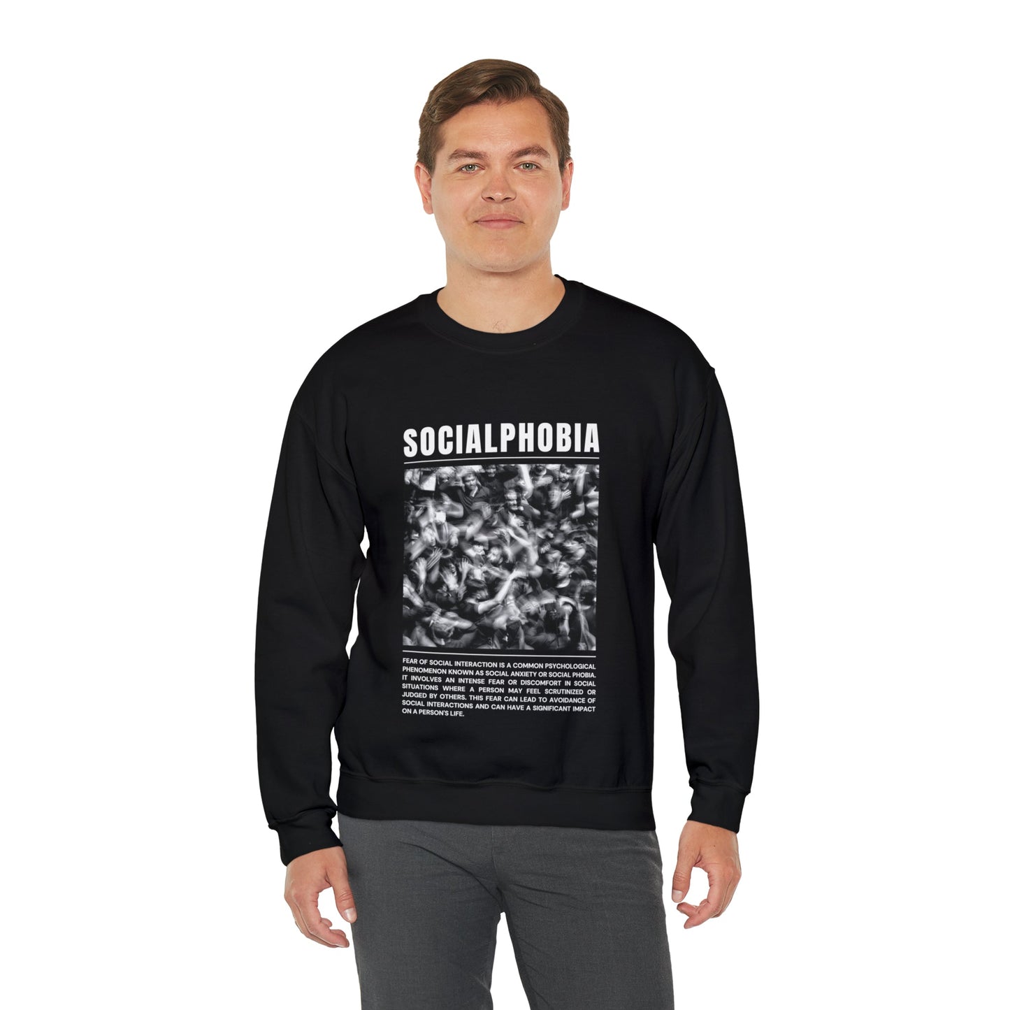 Socialphobia Fear of Social Interaction Halloween Sweatshirt - BRAZEN BUY thsirt shirt