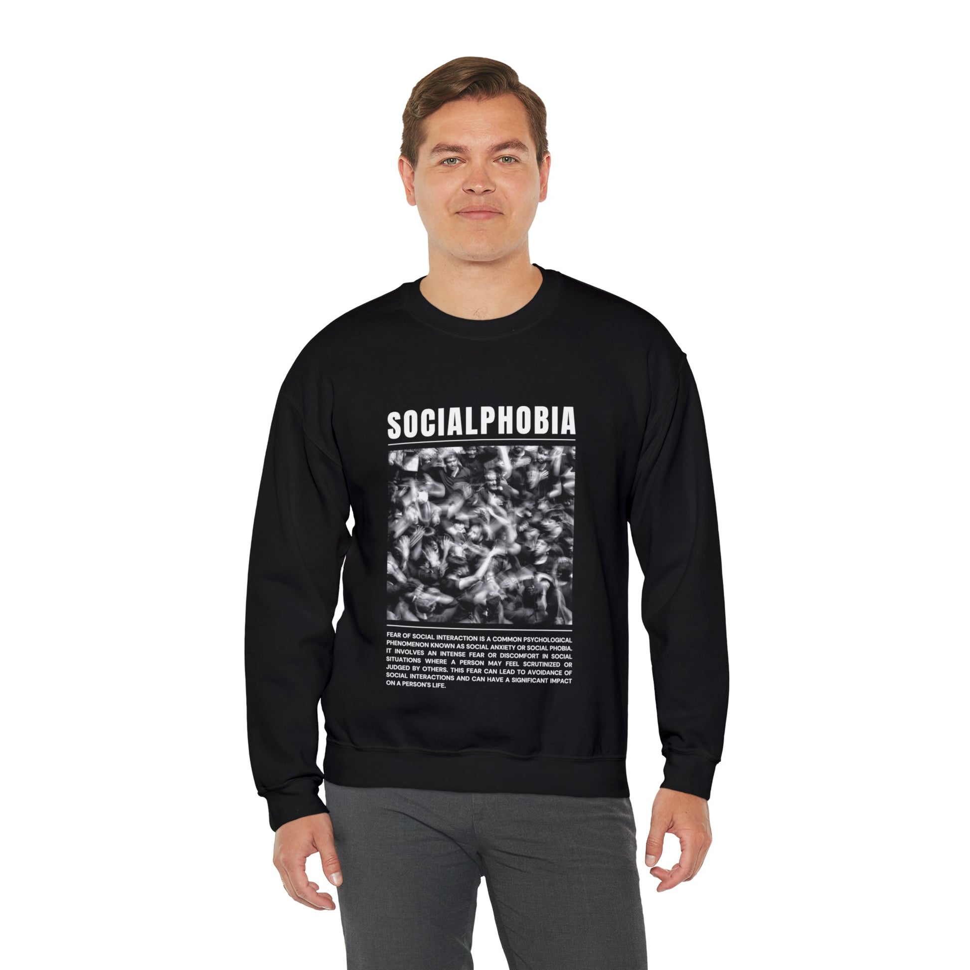 Socialphobia Fear of Social Interaction Halloween Sweatshirt - BRAZEN BUY thsirt shirt
