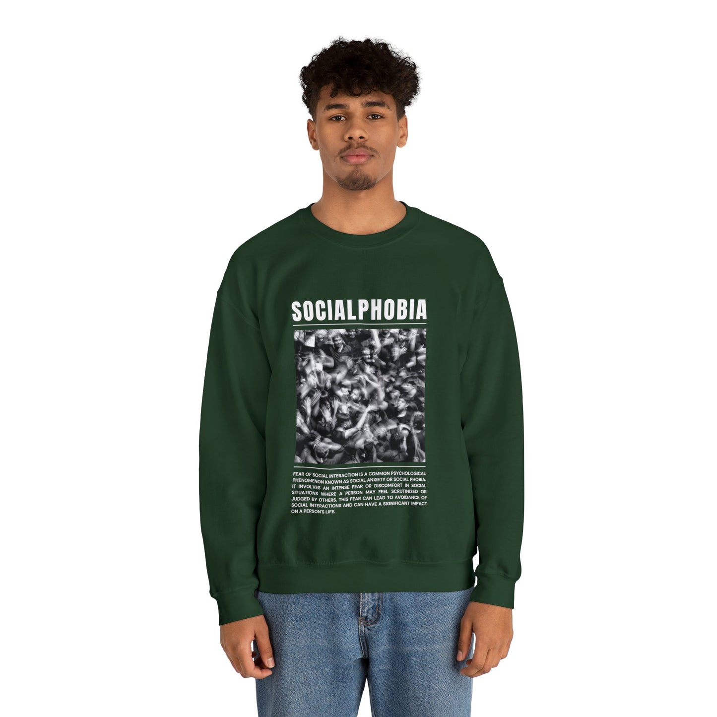 Socialphobia Fear of Social Interaction Halloween Sweatshirt - BRAZEN BUY thsirt shirt