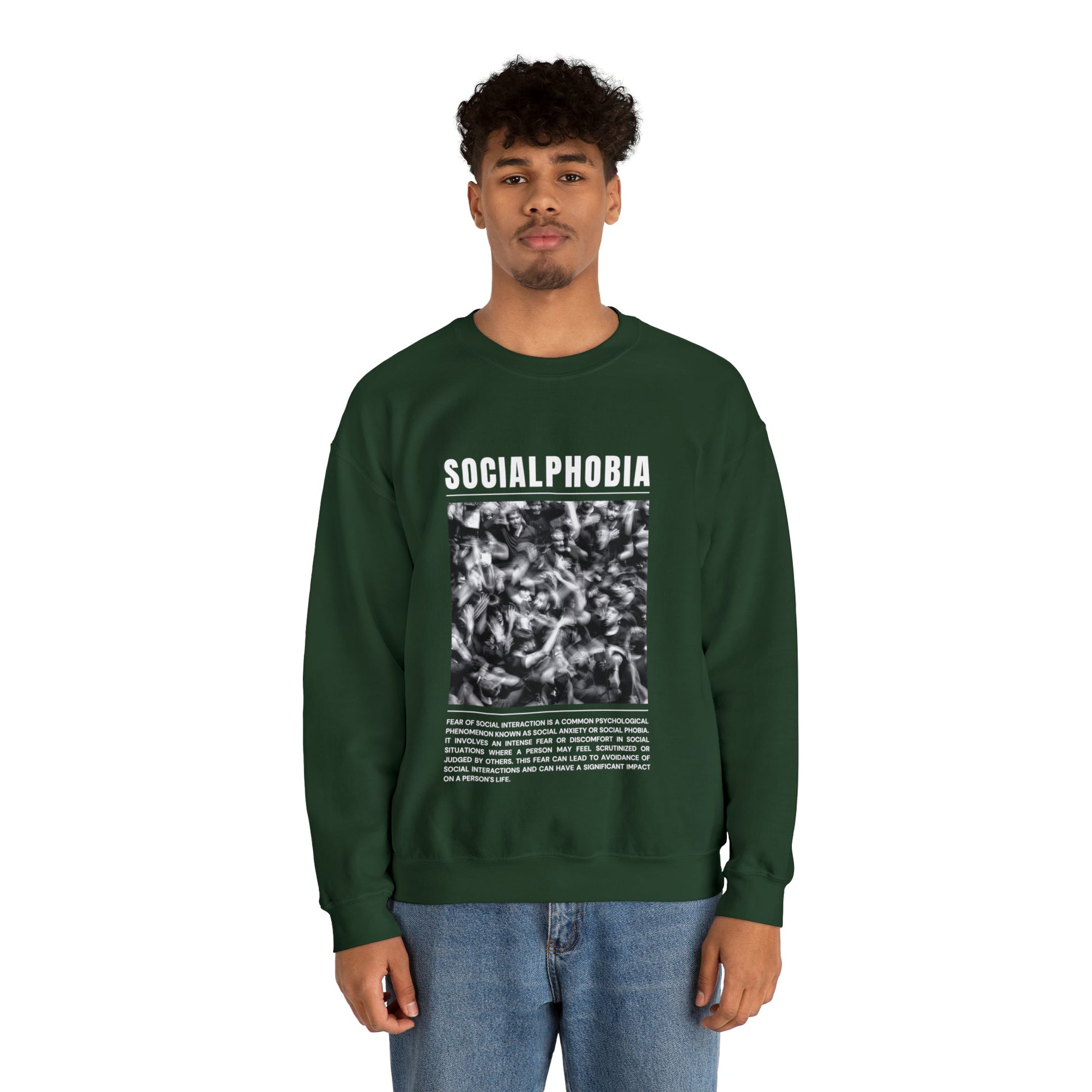 Socialphobia Fear of Social Interaction Halloween Sweatshirt - BRAZEN BUY thsirt shirt