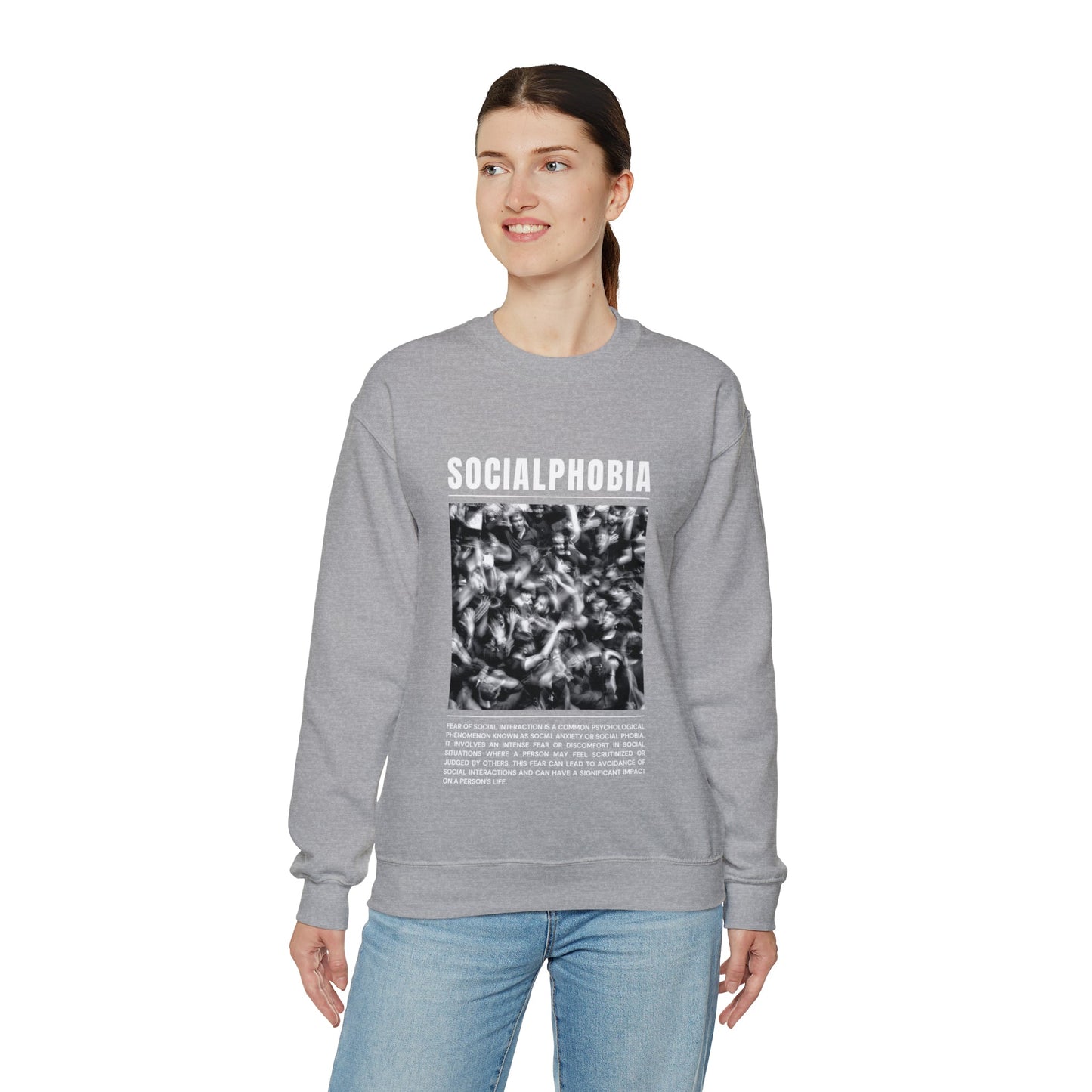 Socialphobia Fear of Social Interaction Halloween Sweatshirt - BRAZEN BUY thsirt shirt