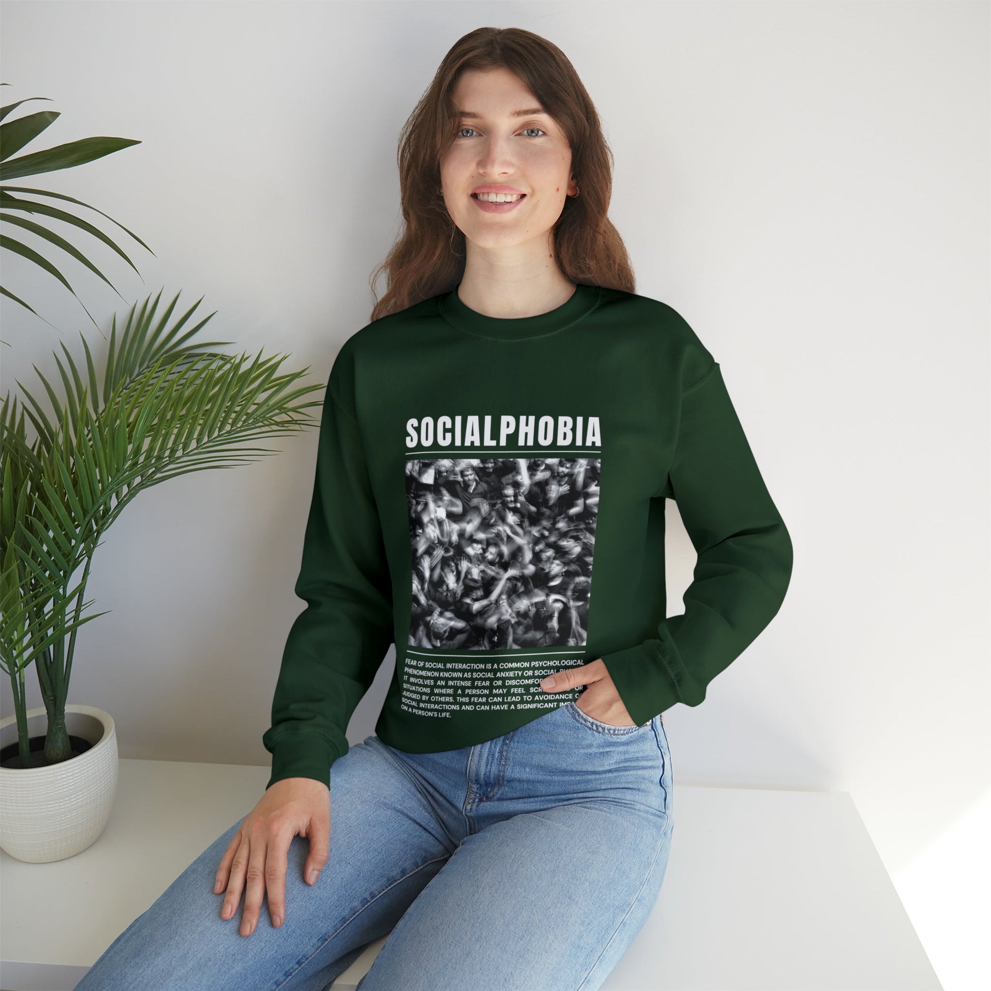 Socialphobia Fear of Social Interaction Halloween Sweatshirt - BRAZEN BUY thsirt shirt
