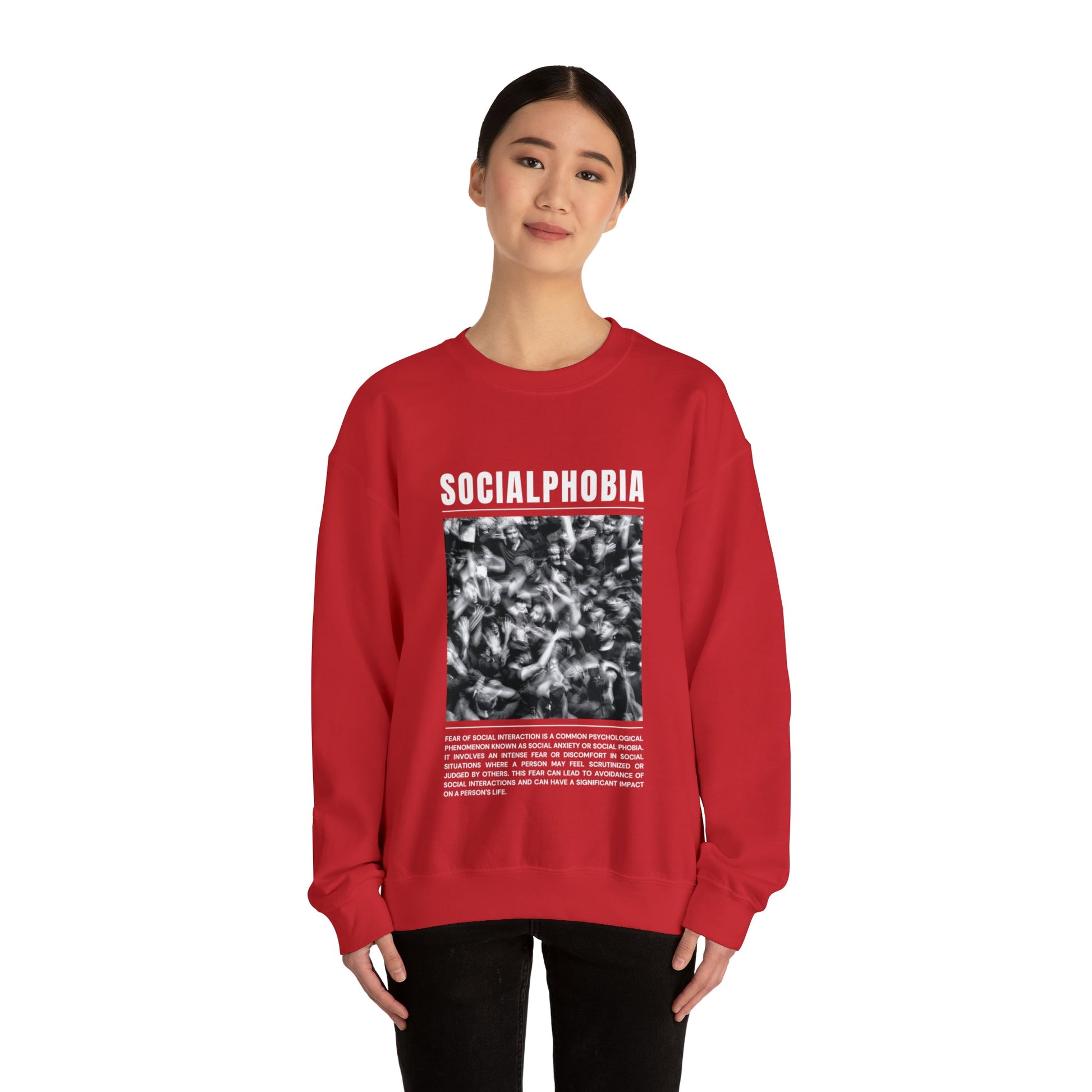 Socialphobia Fear of Social Interaction Halloween Sweatshirt - BRAZEN BUY thsirt shirt