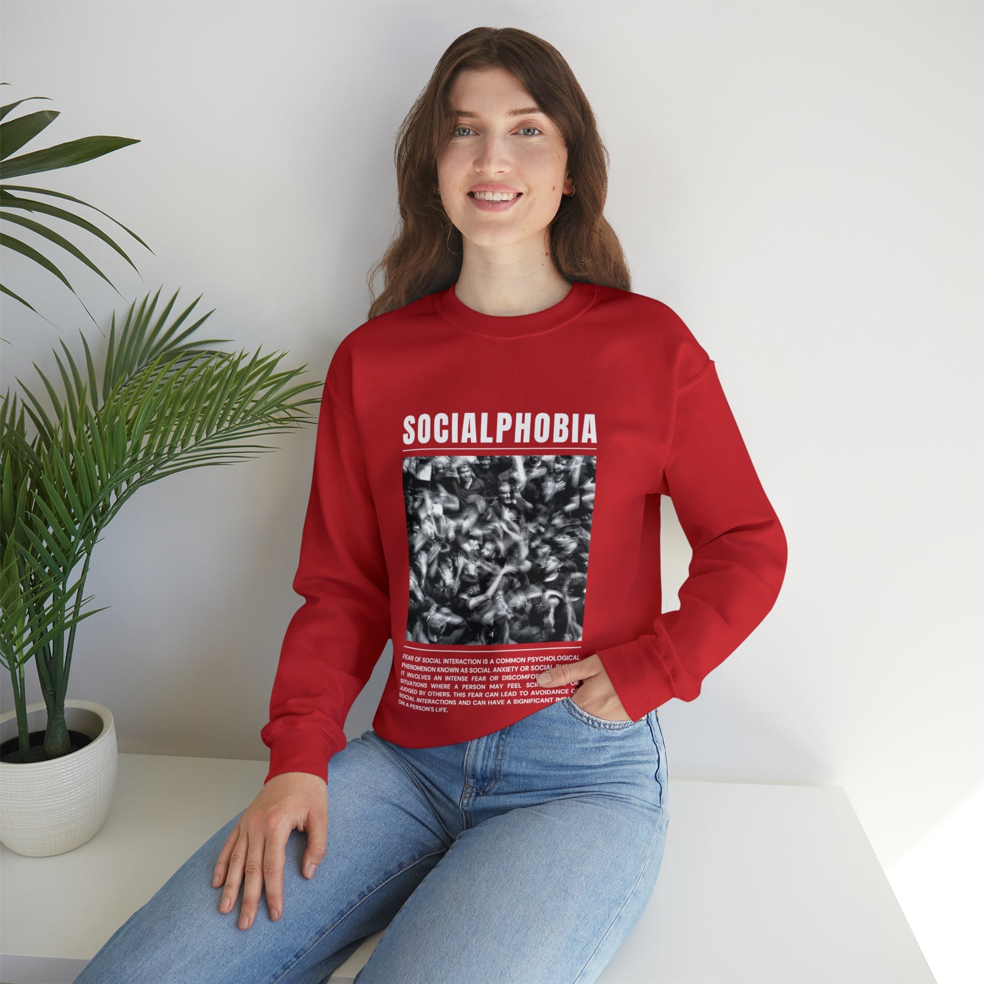 Socialphobia Fear of Social Interaction Halloween Sweatshirt - BRAZEN BUY thsirt shirt