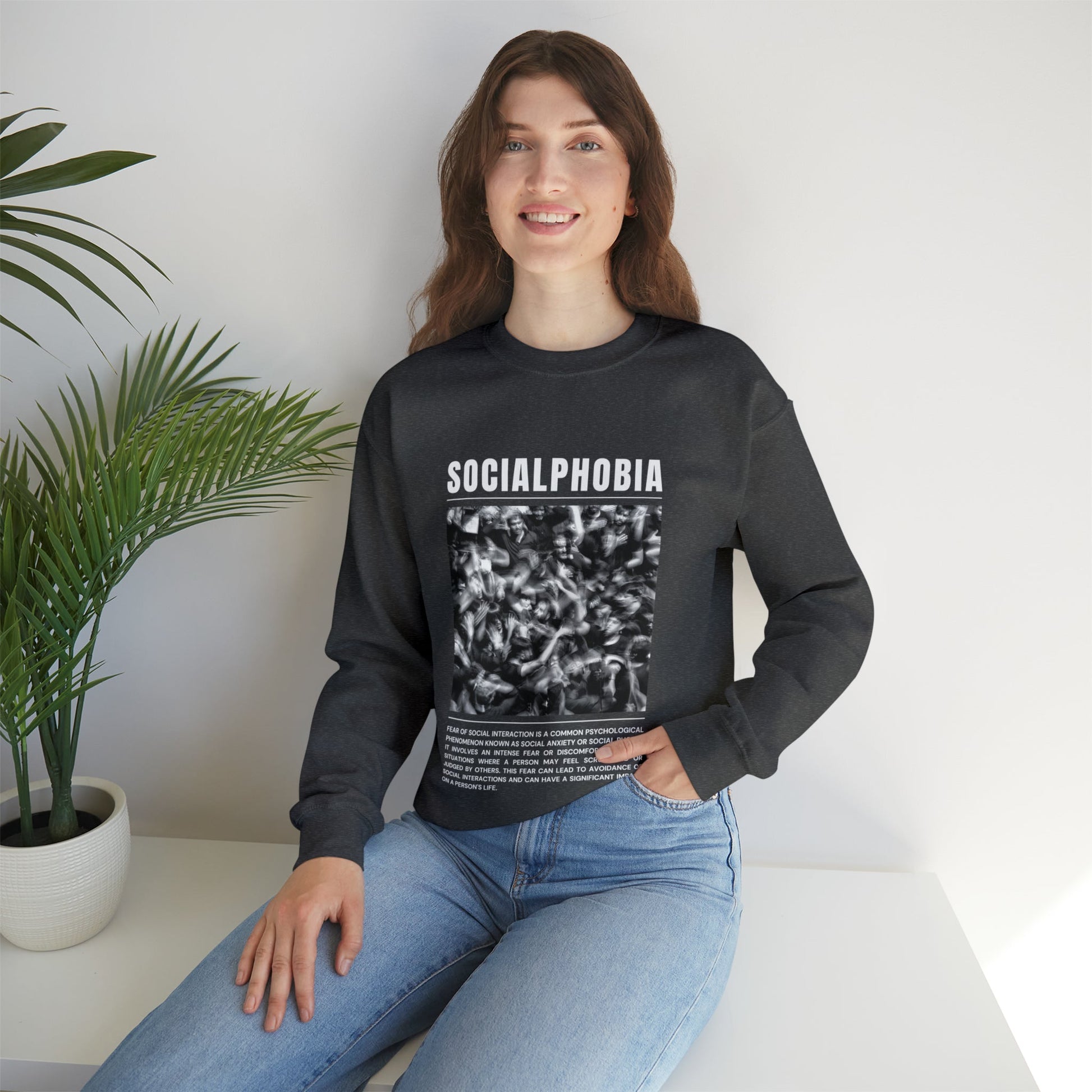 Socialphobia Fear of Social Interaction Halloween Sweatshirt - BRAZEN BUY thsirt shirt