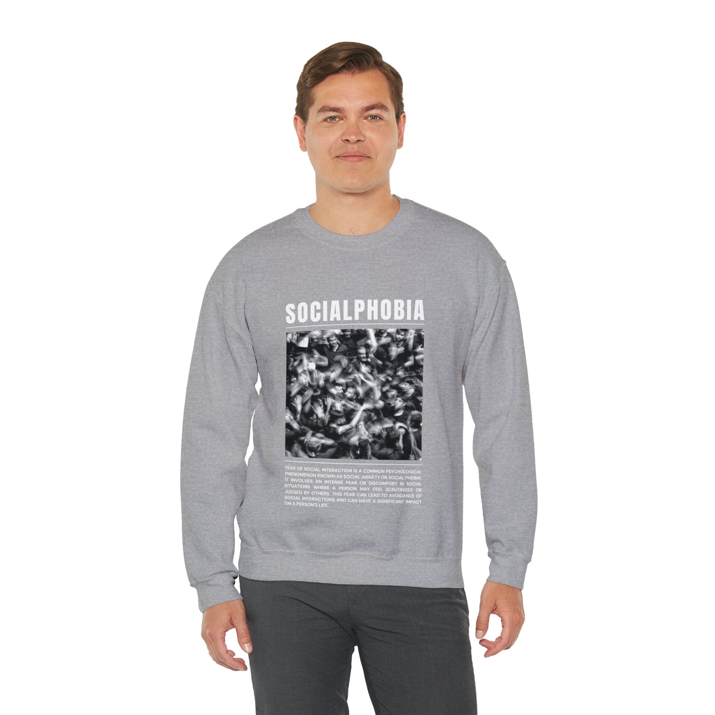 Socialphobia Fear of Social Interaction Halloween Sweatshirt - BRAZEN BUY thsirt shirt