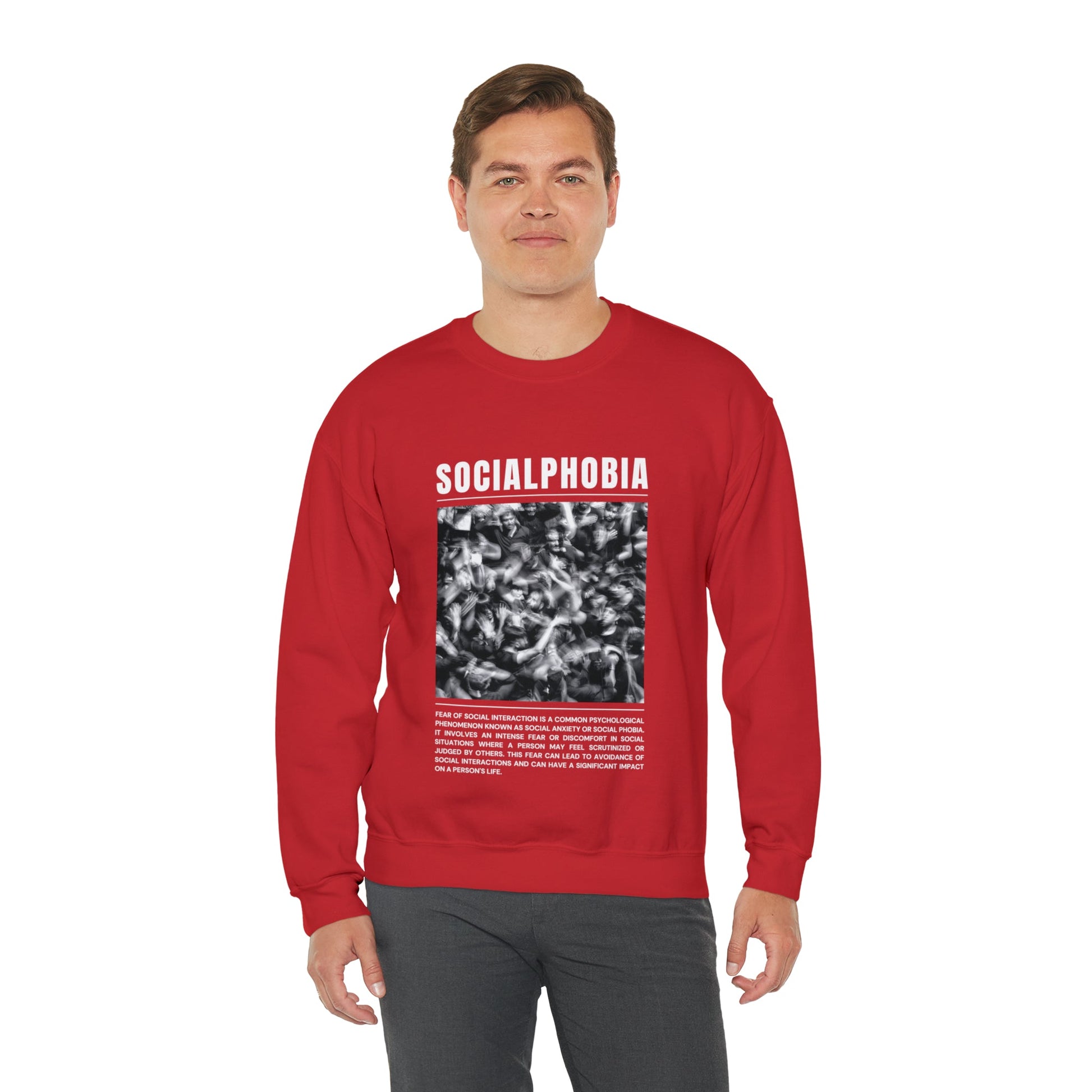 Socialphobia Fear of Social Interaction Halloween Sweatshirt - BRAZEN BUY thsirt shirt