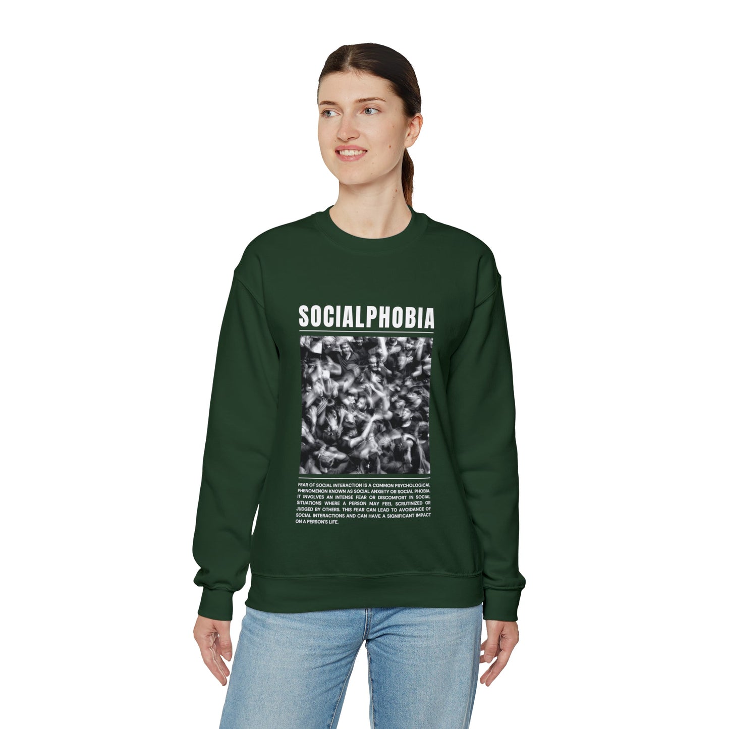 Socialphobia Fear of Social Interaction Halloween Sweatshirt - BRAZEN BUY thsirt shirt