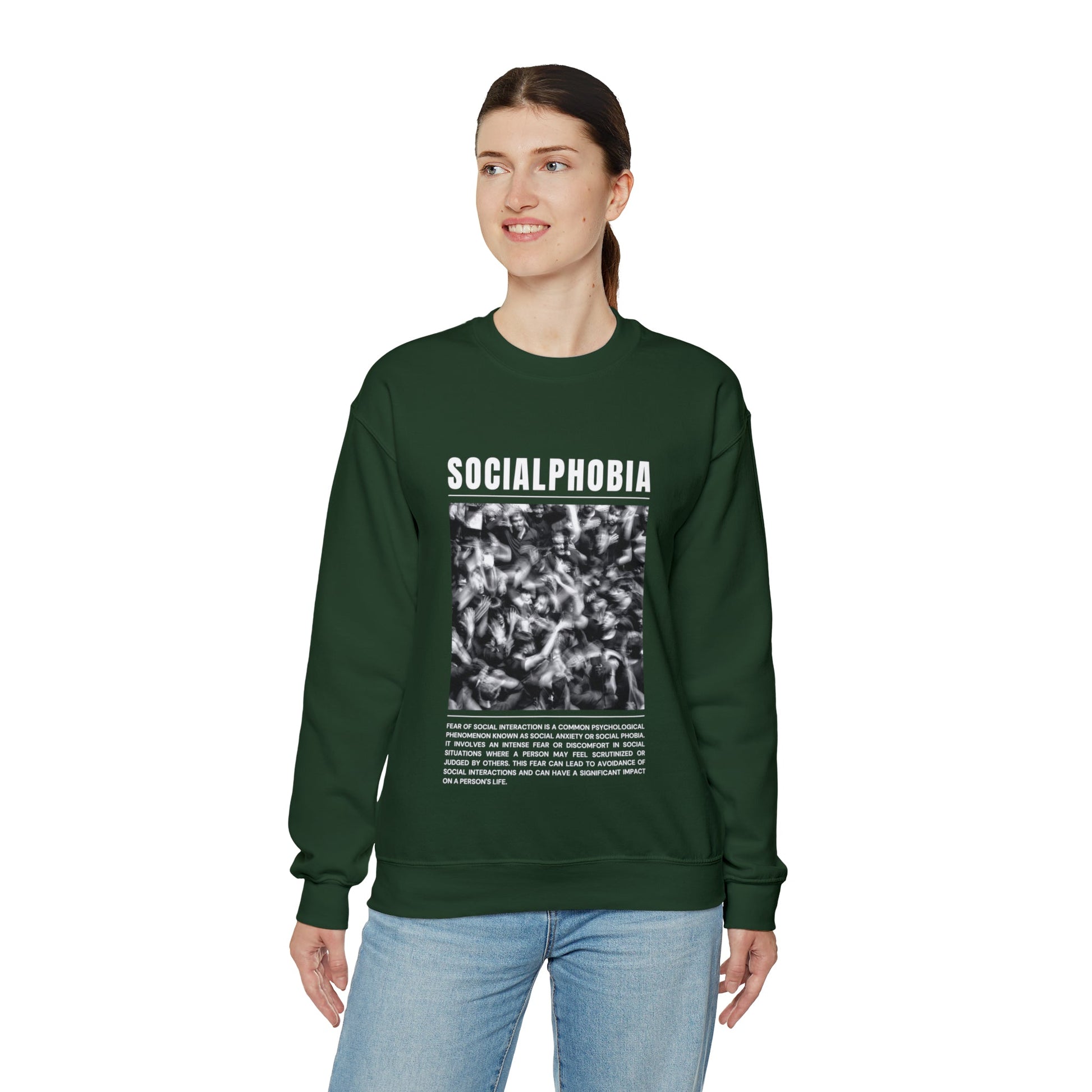 Socialphobia Fear of Social Interaction Halloween Sweatshirt - BRAZEN BUY thsirt shirt