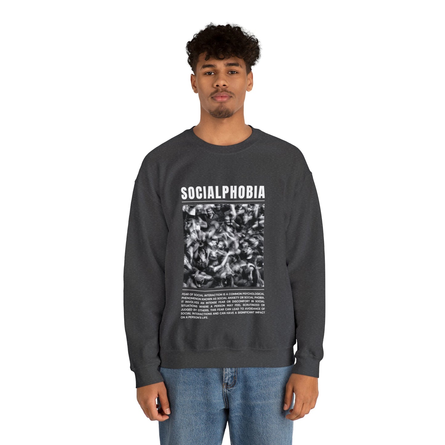 Socialphobia Fear of Social Interaction Halloween Sweatshirt - BRAZEN BUY thsirt shirt