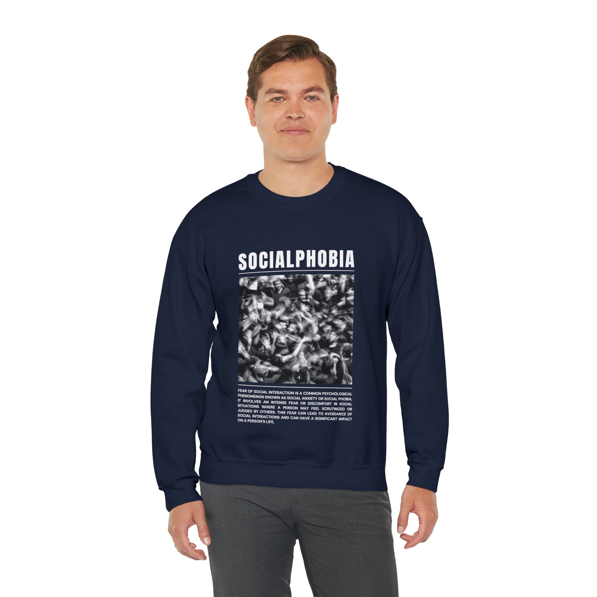 Socialphobia Fear of Social Interaction Halloween Sweatshirt - BRAZEN BUY thsirt shirt