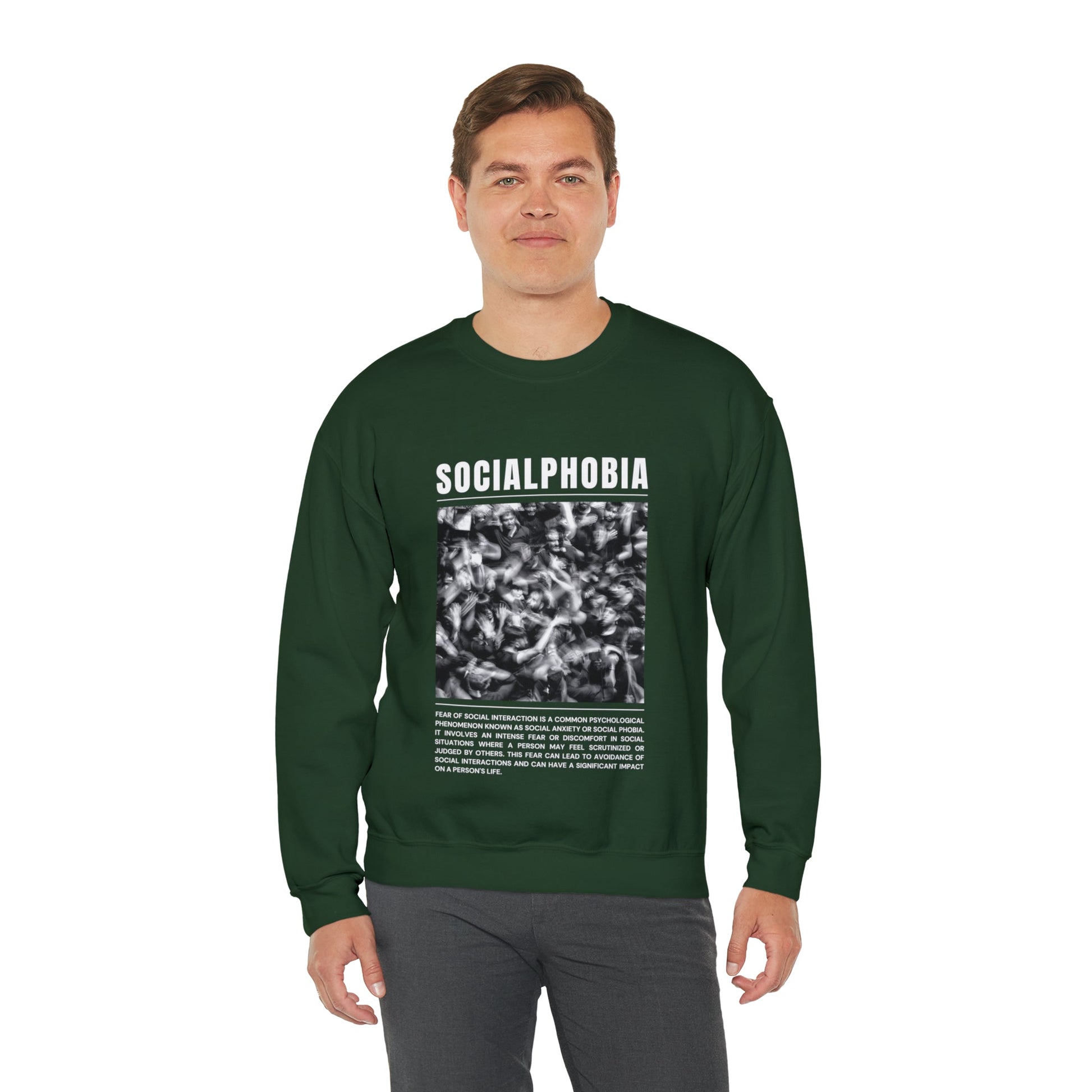 Socialphobia Fear of Social Interaction Halloween Sweatshirt - BRAZEN BUY thsirt shirt