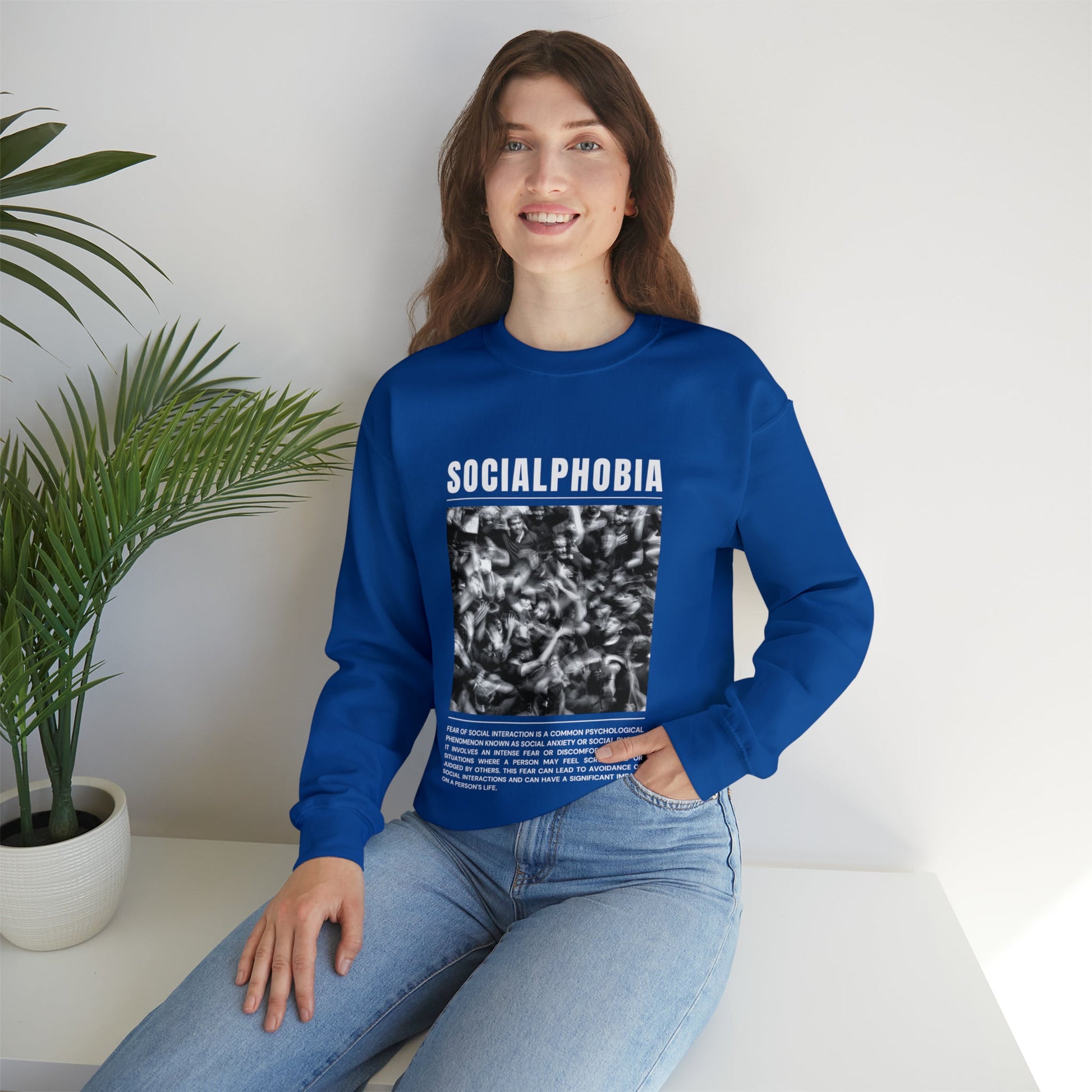 Socialphobia Fear of Social Interaction Halloween Sweatshirt - BRAZEN BUY thsirt shirt