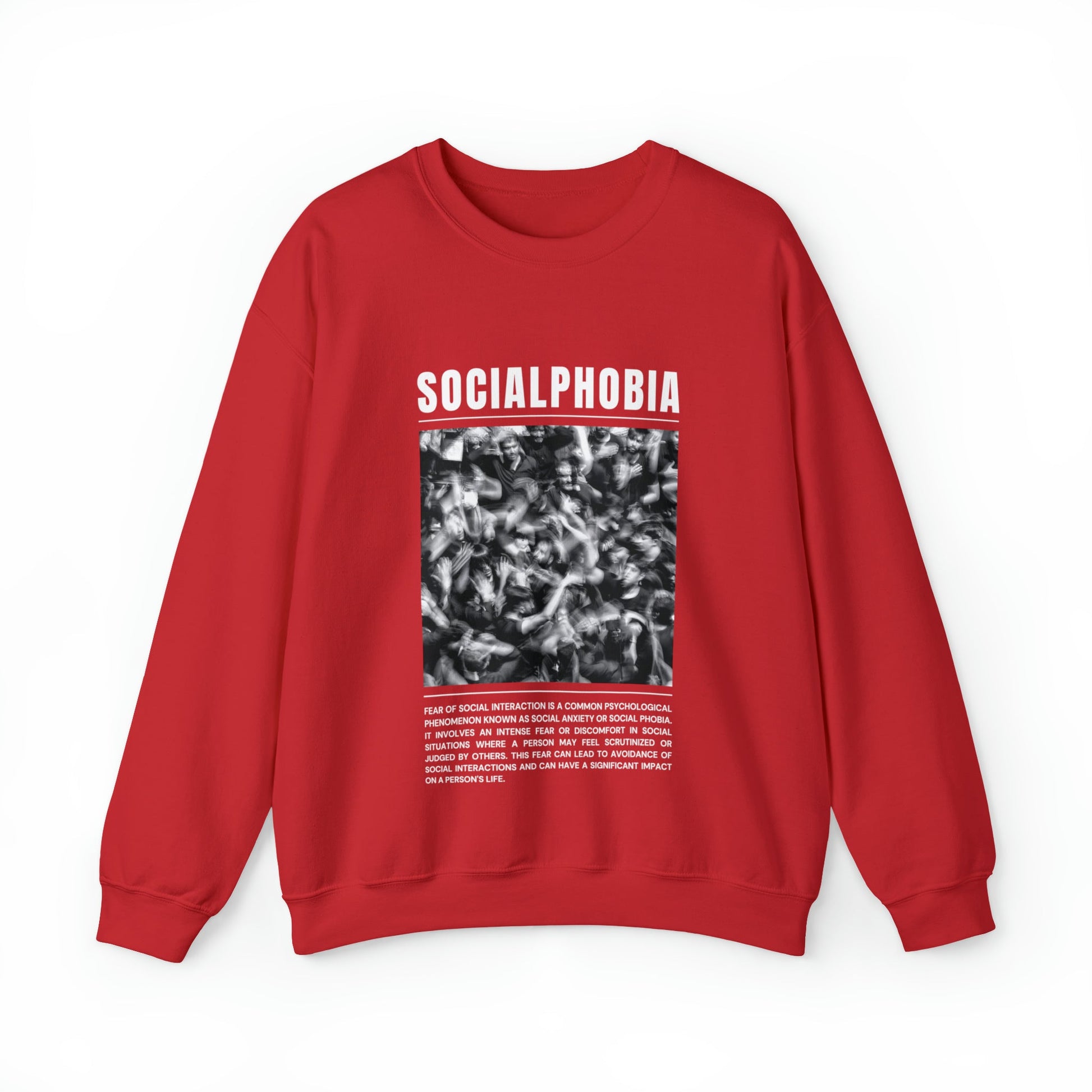 Socialphobia Fear of Social Interaction Halloween Sweatshirt - BRAZEN BUY thsirt shirt